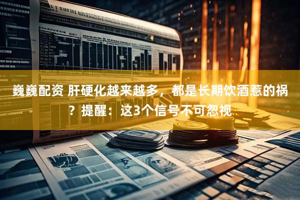 巍巍配资 肝硬化越来越多，都是长期饮酒惹的祸？提醒：这3个信号不可忽视