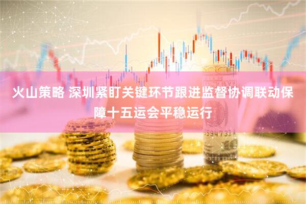 火山策略 深圳紧盯关键环节跟进监督协调联动保障十五运会平稳运行